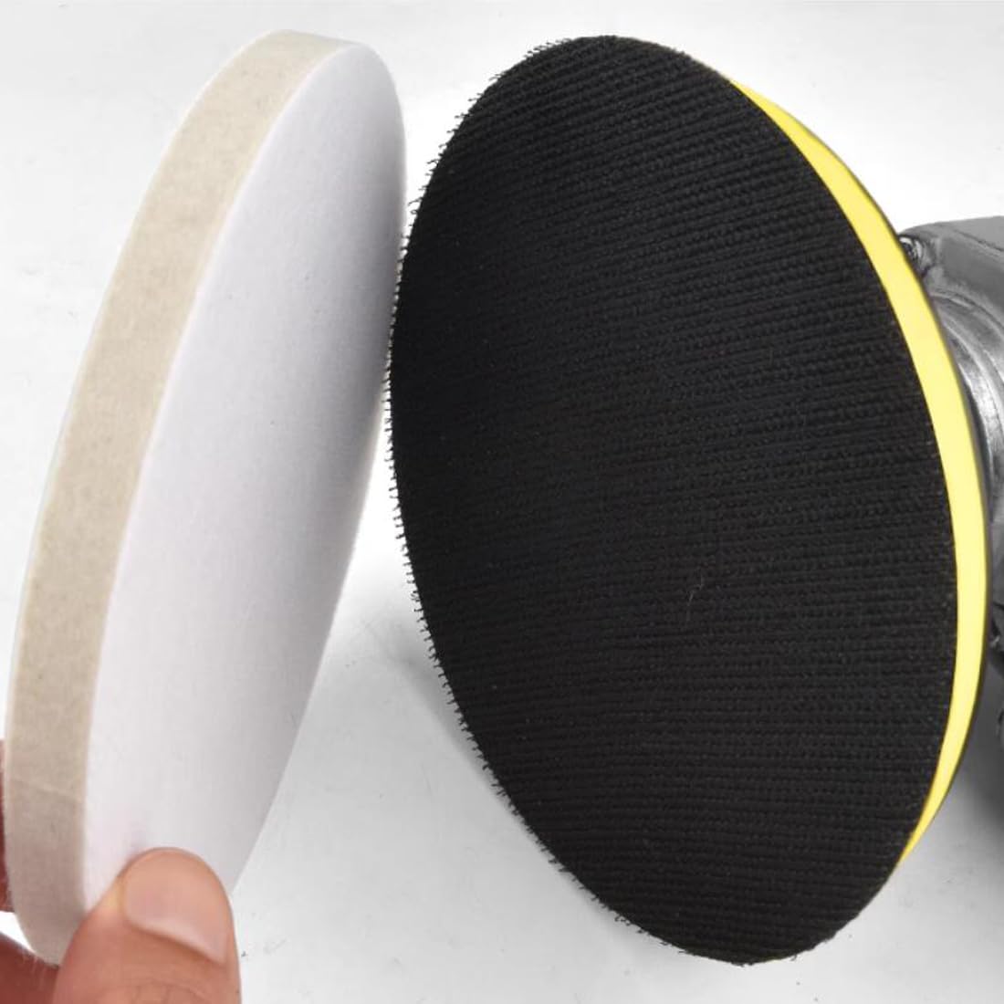 4-Inch Wool Polishing Pad – High-Speed Buffing Disc for Automotive and Surface Finishing