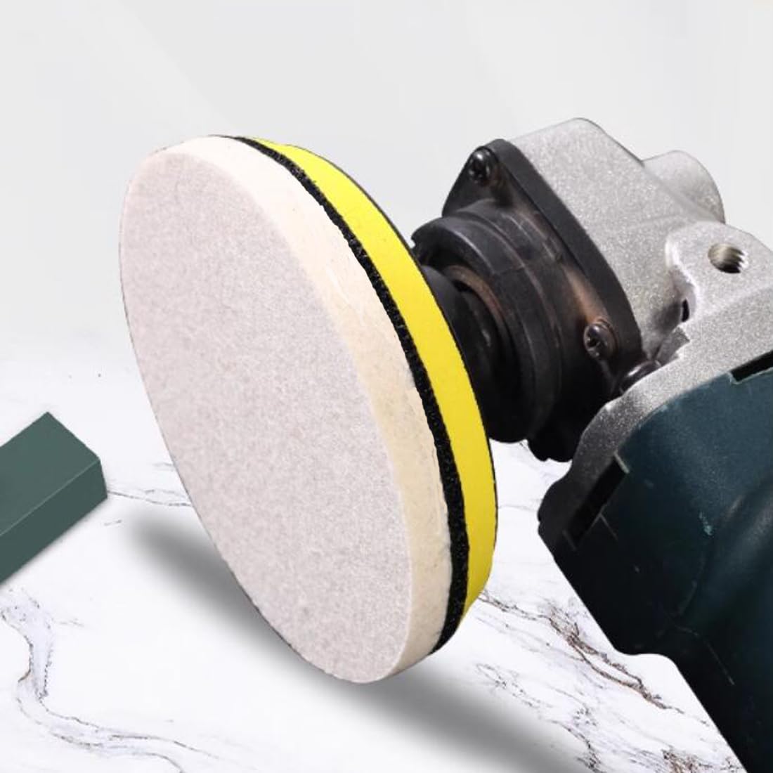 4-Inch Wool Polishing Pad – High-Speed Buffing Disc for Automotive and Surface Finishing