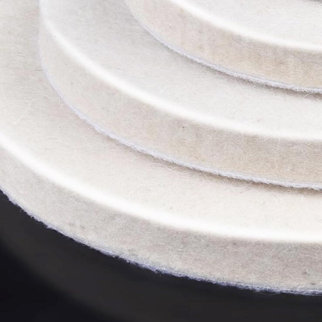 4-Inch Wool Polishing Pad – High-Speed Buffing Disc for Automotive and Surface Finishing
