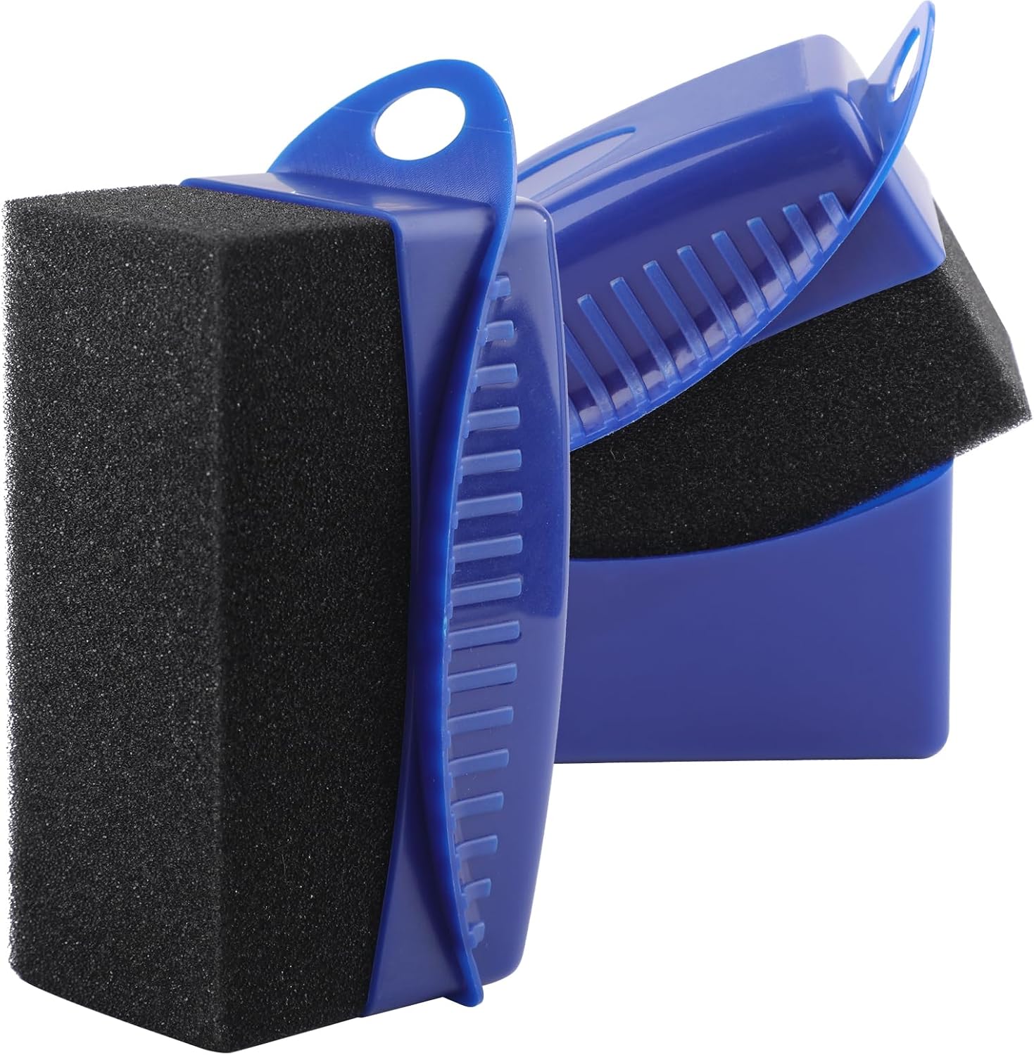 Tire Shine Dressing Applicator Pad – 2PCS Grip Handle Foam Pads for Tire Care & Wax Application